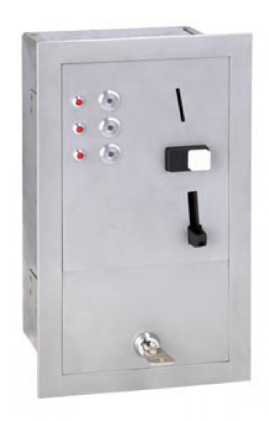 Münzautomat für zwei Duschen, Unterputzmontage, MAS2.2