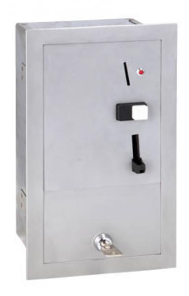 Münzautomat zum Steuern einer Tür, mit Steuerung von Licht, Lüftung,SOS-Tasten und Eurokey-Leser, MAD6INV